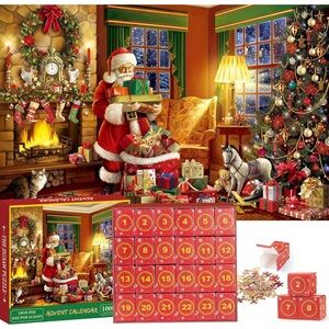 Christmas advent puzzle calendar